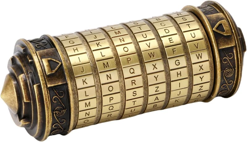 Valentine's Day Cryptex Puzzle Box with Hidden Compartments