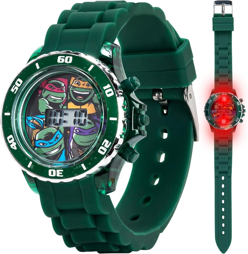 Ninja Turtles Kids' Digital Watch for Boys