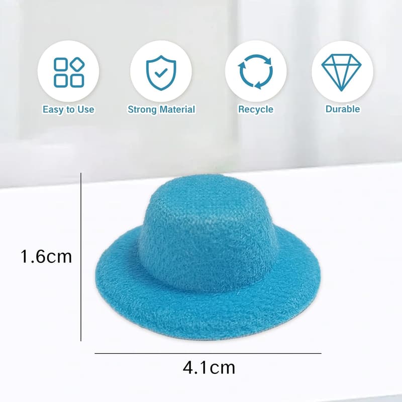 18-Color Mini Doll Hat Craft Set for DIY Accessories