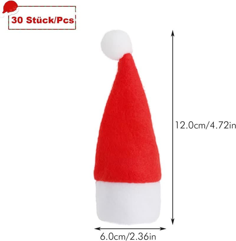 Mini Santa Hat Christmas Decoration