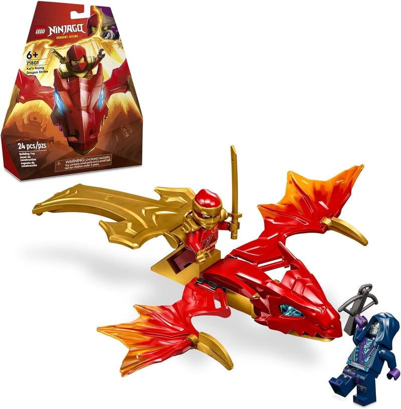 LEGO NINJAGO Kai's Rising Dragon Strike Battle Playset for Kids