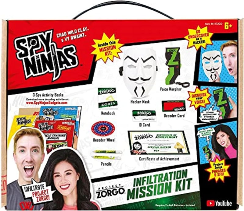 Spy Ninjas Infiltration Mission Kit by Vy Qwaint & Chad Wild Clay