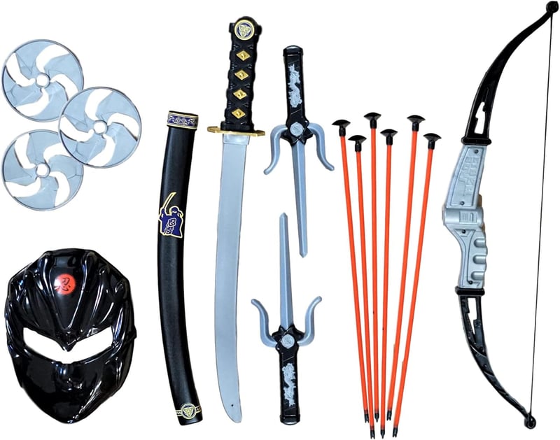 Ninja Dress-Up Kit for Kids - 15-Piece Accessory Set