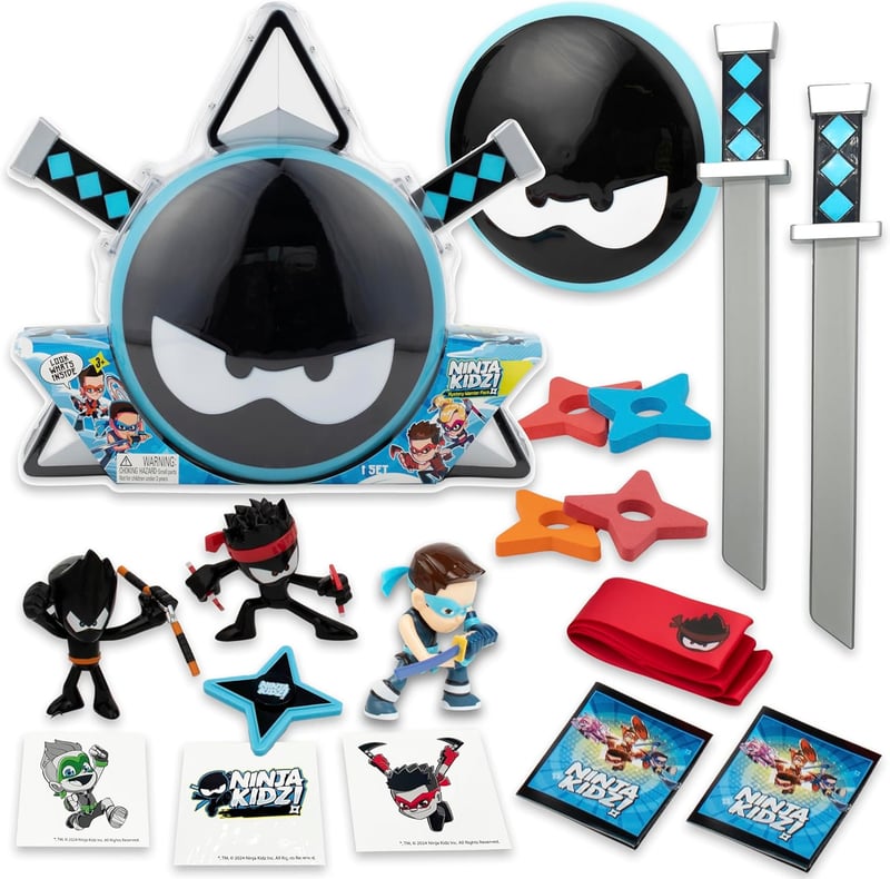Mystery Warrior Pack - 18 Exciting Official Toys to Discover