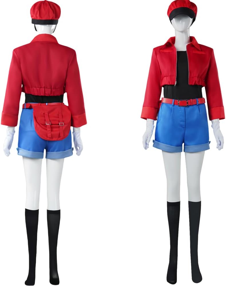 Scarlet White Blood Cell Cosplay Costume for Halloween Party