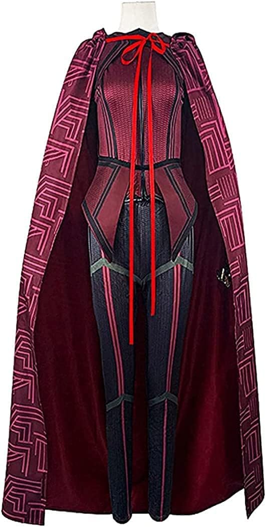Scarlet Witch Women's Costume with Cape and Headpiece