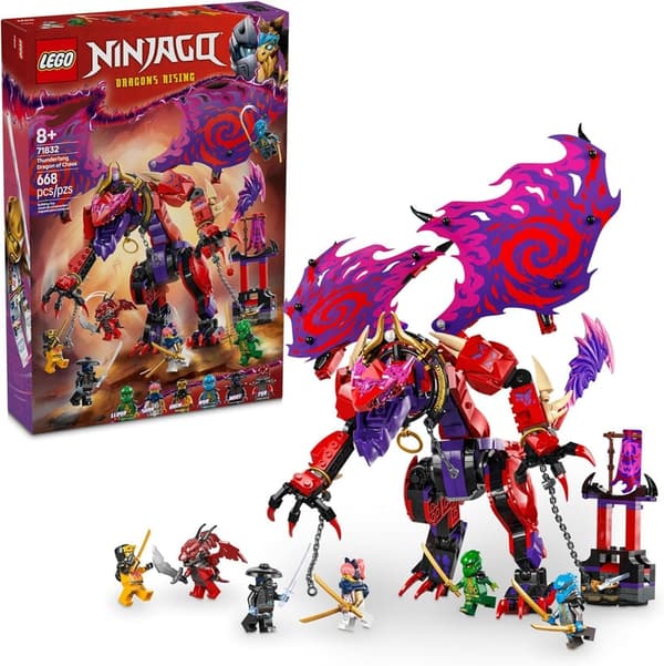 LEGO NINJAGO Thunderfang Dragon Playset with 6 Minifigures