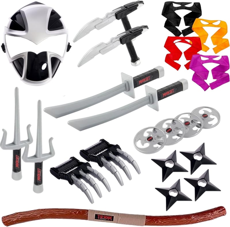 Ninja Warrior Role Playset for Kids – Costume Accessories