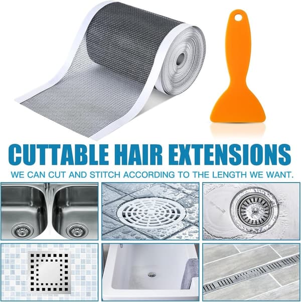 Disposable Shower Drain Hair Catcher Stickers - 4