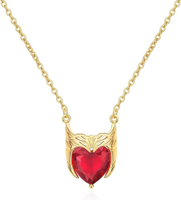 Scarlet Witch Crown Necklace for Women - Cosplay Halloween Jewelry