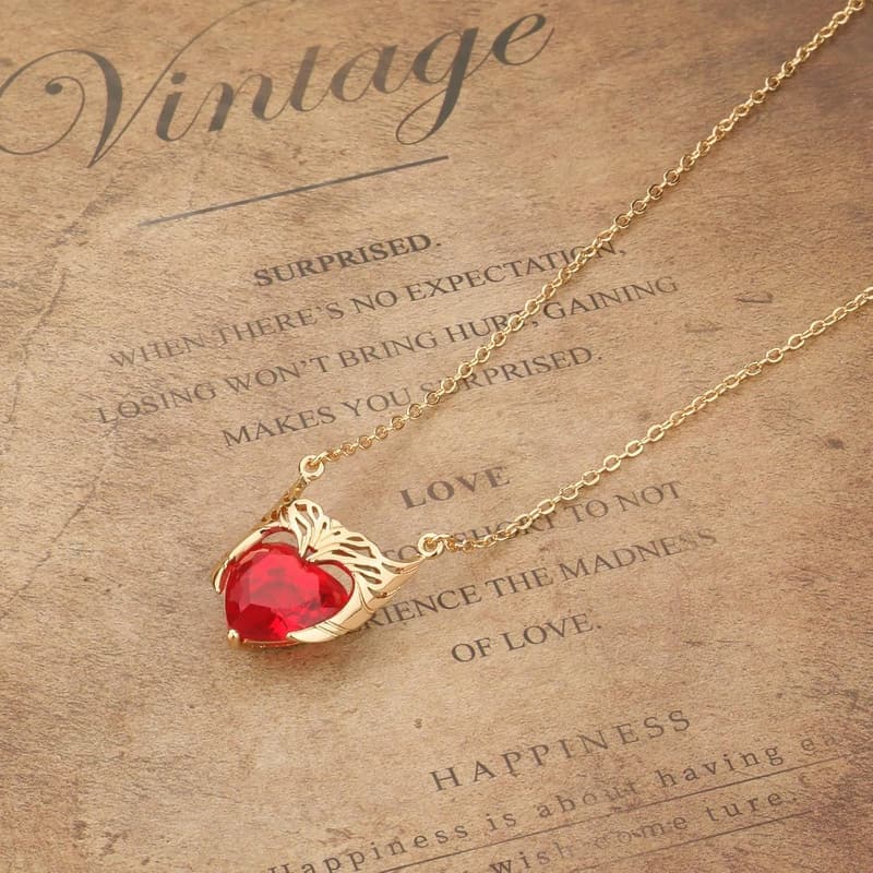 Scarlet Witch Crown Necklace for Women - Cosplay Halloween Jewelry