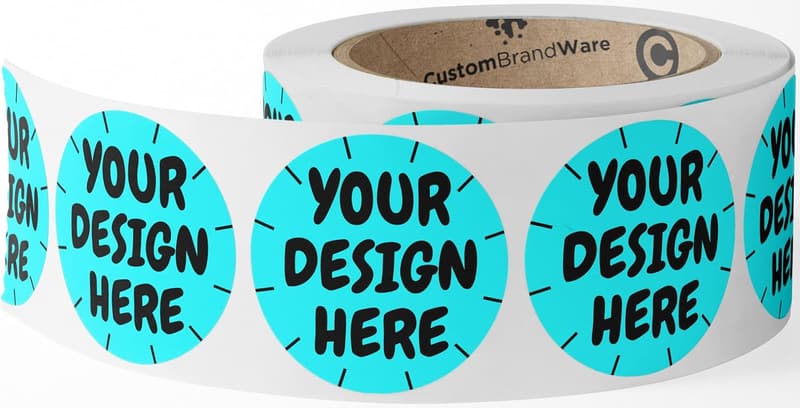 Custom Circle Sticker Labels - Premium 1.5
