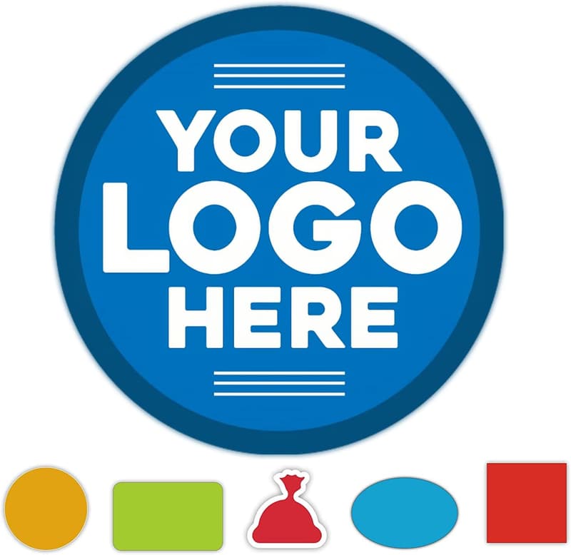 Personalized Waterproof Vinyl Stickers for Images & Logos