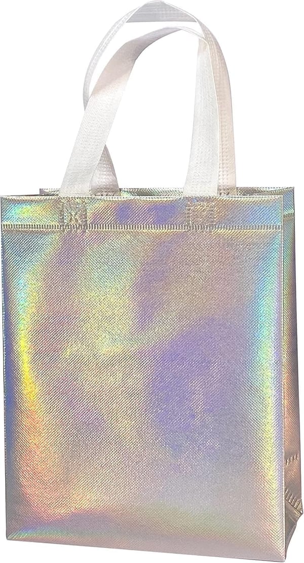 Reusable Non-woven Gift Bags for Party Favors - 12 Pcs