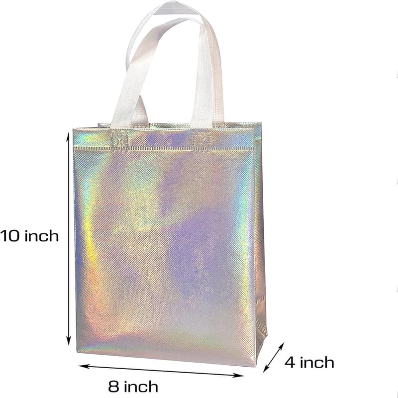 Reusable Non-woven Gift Bags for Party Favors - 12 Pcs