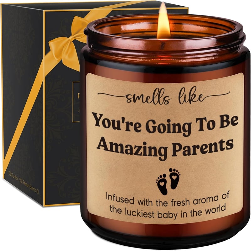 New Parents Gift Candles - Expecting Mom & First Time Dad