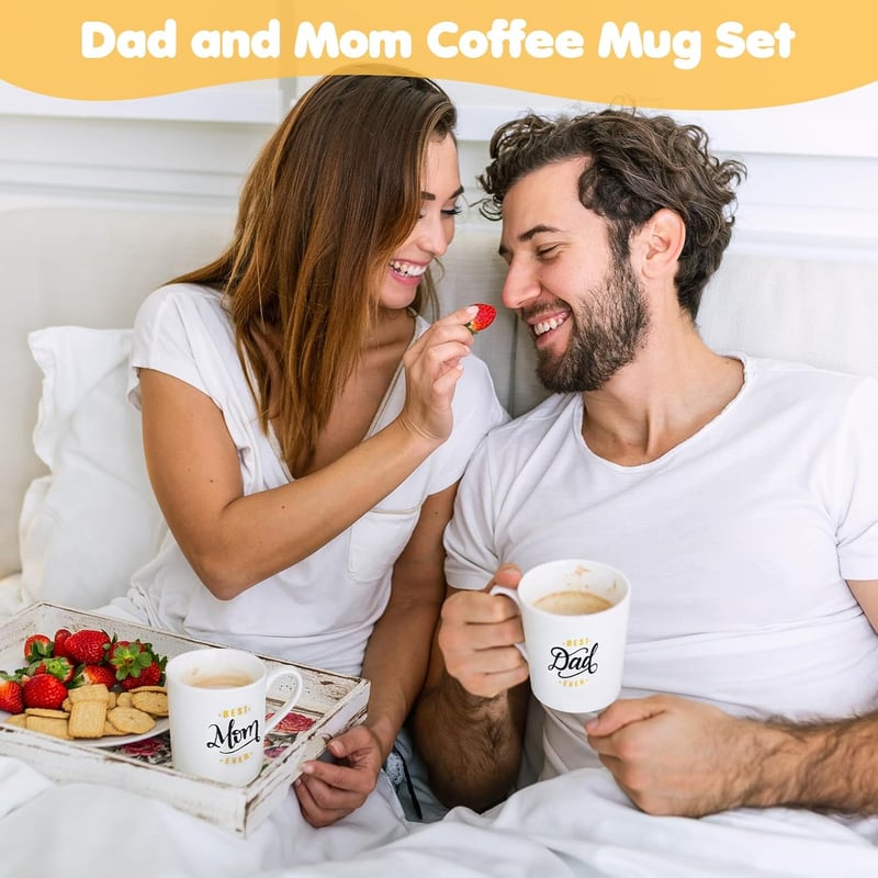 First-Time Mom Gift Set - Baby Shower Basket with Mugs & Keepsakes