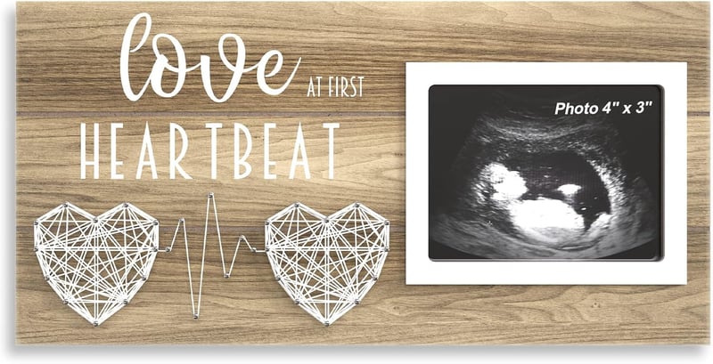 Pregnancy Keepsake: Baby Sonogram Frame for 4
