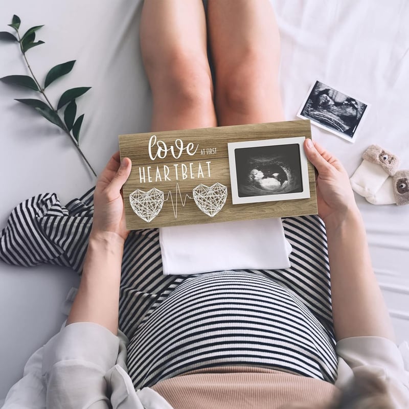 Pregnancy Keepsake: Baby Sonogram Frame for 4