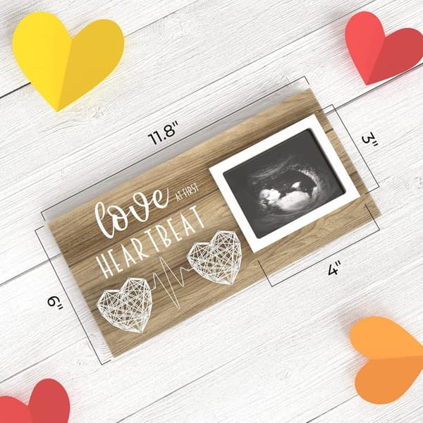 Pregnancy Keepsake: Baby Sonogram Frame for 4