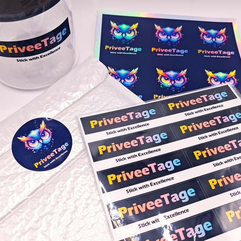 Custom Waterproof Rectangle Stickers for Business & Personal Use
