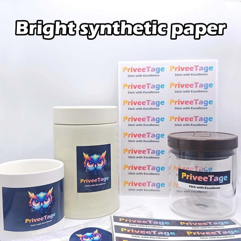 Custom Waterproof Rectangle Stickers for Business & Personal Use