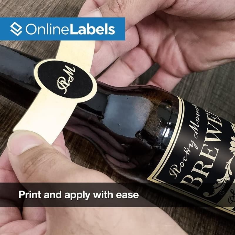 Custom Beer Bottle Labels - Pack of 400, Inkjet/Laser Compatible