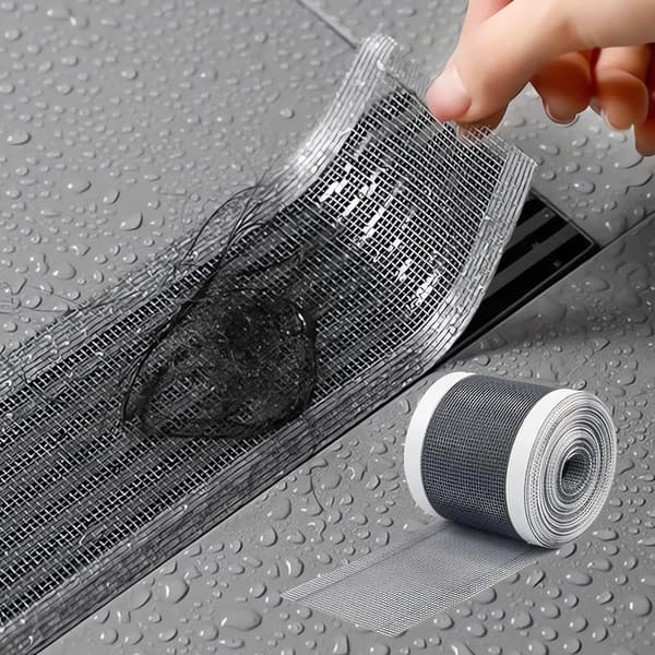 Disposable Shower Drain Stickers - Hair Trapper for Home Use
