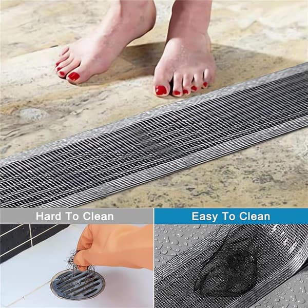 Disposable Shower Drain Stickers - Hair Trapper for Home Use