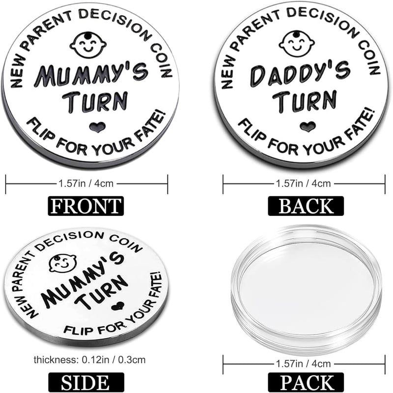 New Parents Gift: Funny Double-Sided Decision Maker
