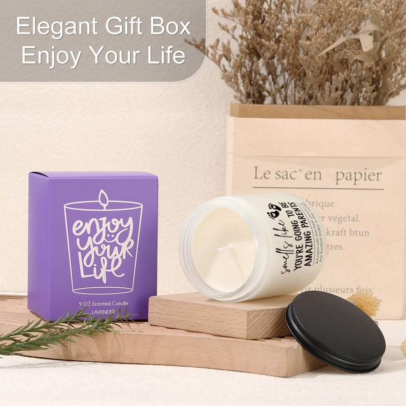 Unique Gender Reveal Scented Candle for Expecting Parents