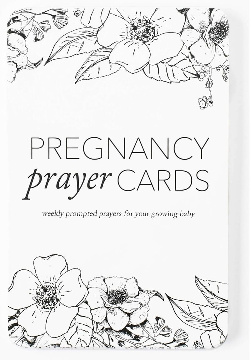 Pregnancy Milestone Cards Set - 20 Weekly Prayer & Bible Verses