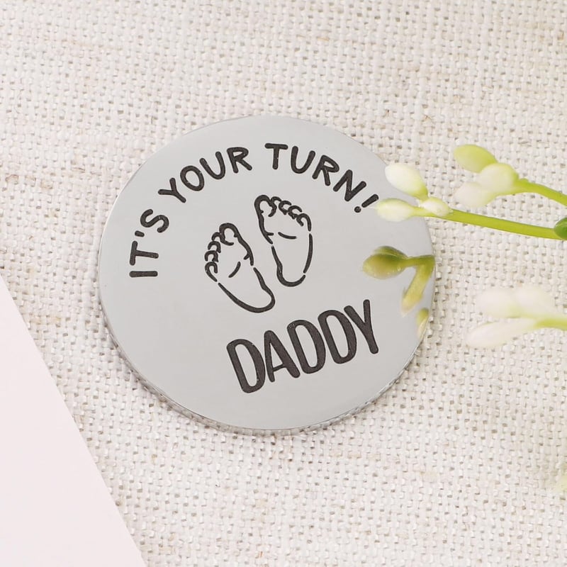 Expecting Mom Decision Coin - Fun Gift for New Parents