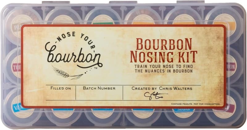 Whiskey & Bourbon Aroma Nosing Kit for Connoisseurs