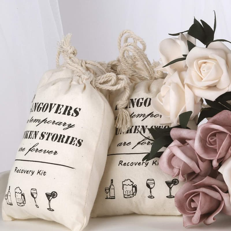Bachelorette Party Drawstring Tote Bags - Pack of 20