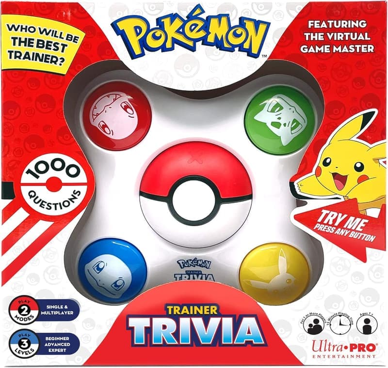 Pokémon Trainer Trivia Game - Single & Multiplayer Modes