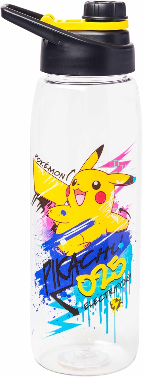 Pikachu Water Bottle - 28 oz Skate Graffiti Design