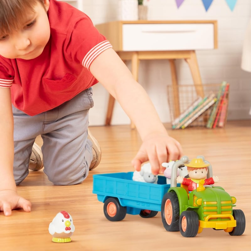 Lights & Sounds Toy Tractor Set for Toddlers, 18 Months+