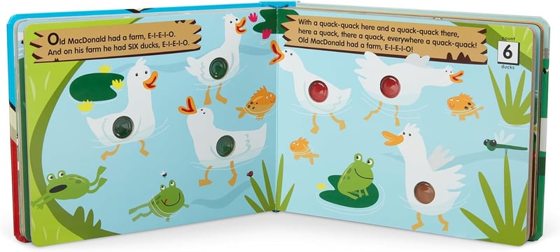 Poke-a-Dot Old MacDonald’s Farm Board Book with Pop Buttons