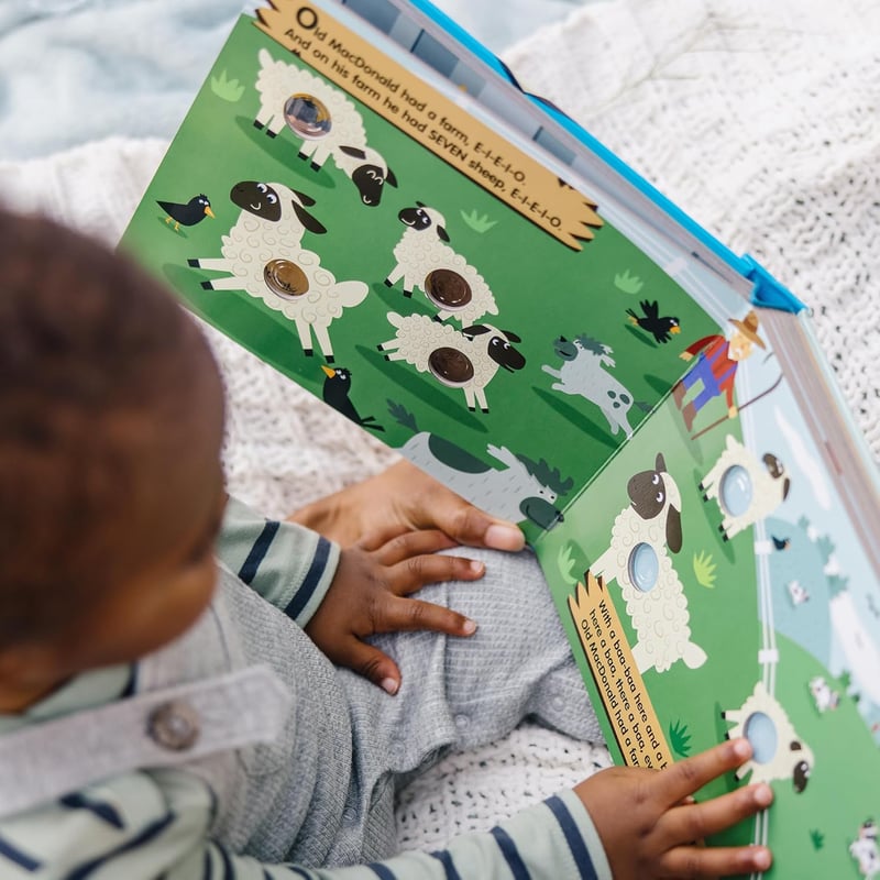 Poke-a-Dot Old MacDonald’s Farm Board Book with Pop Buttons