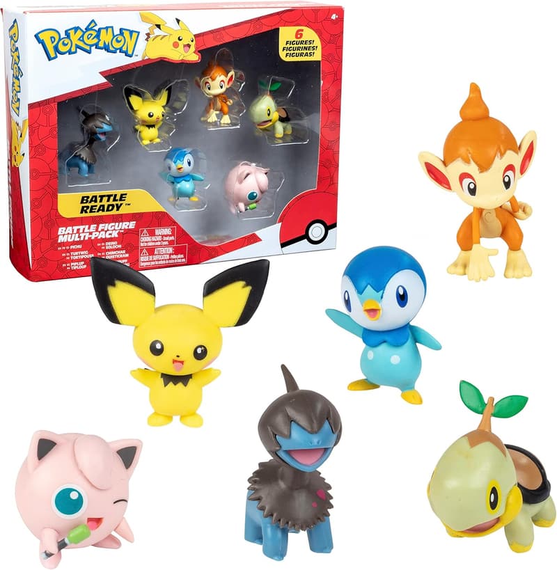 Pokémon Battle Figures Set – 6-Piece Collection for Kids
