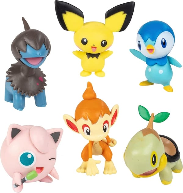 Pokémon Battle Figures Set – 6-Piece Collection for Kids