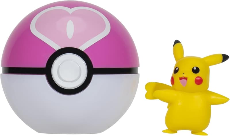 Pokémon Clip ‘N’ Go Pikachu with Love Ball Accessory