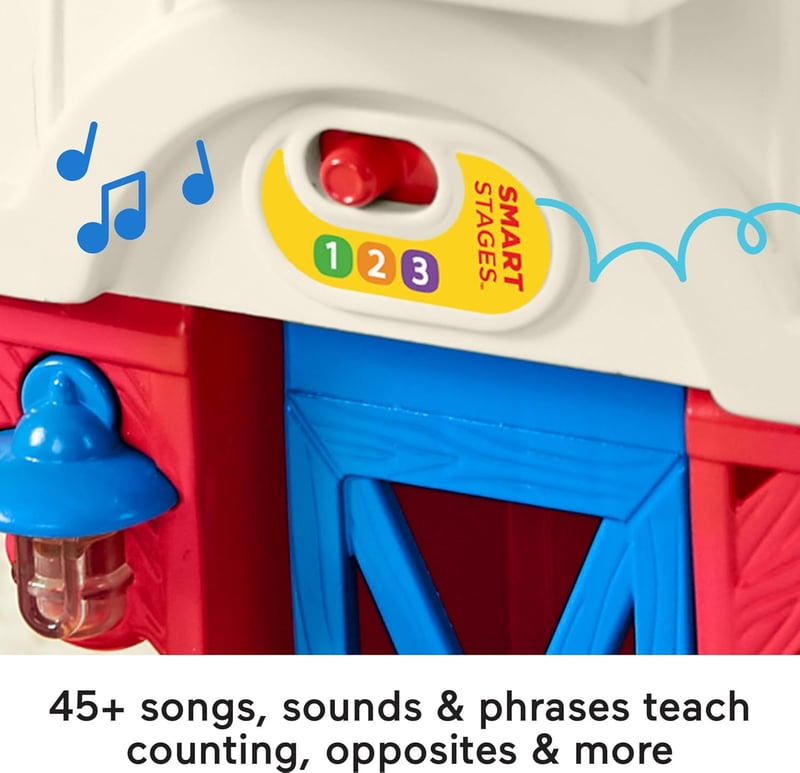 Toddler Learning Toy: Caring Animals Farm Playset for Ages 1+