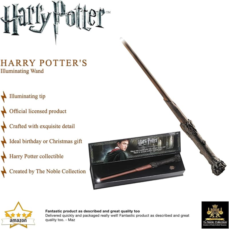 Harry Potter Illuminating Wand - The Noble Collection