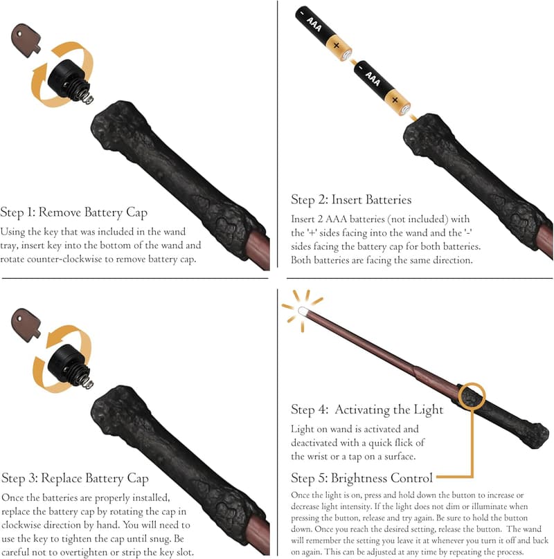 Harry Potter Illuminating Wand - The Noble Collection