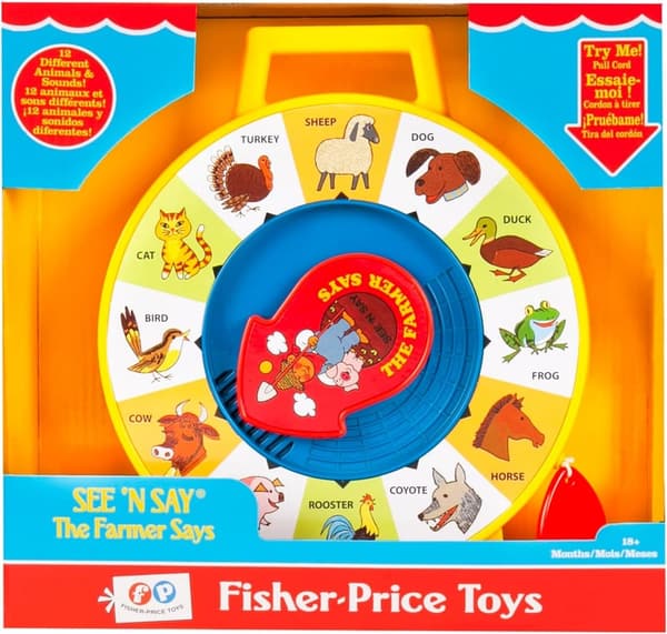 Interactive Farmer Says See 'n Say Learning Toy for Toddlers