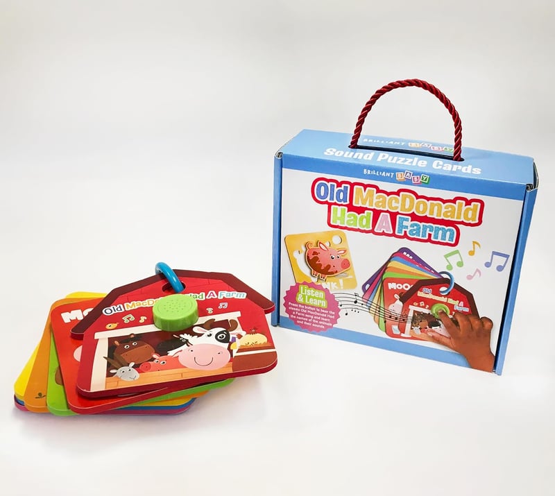 Macdonald Had a Farm Interactive Sound Puzzle for Toddlers