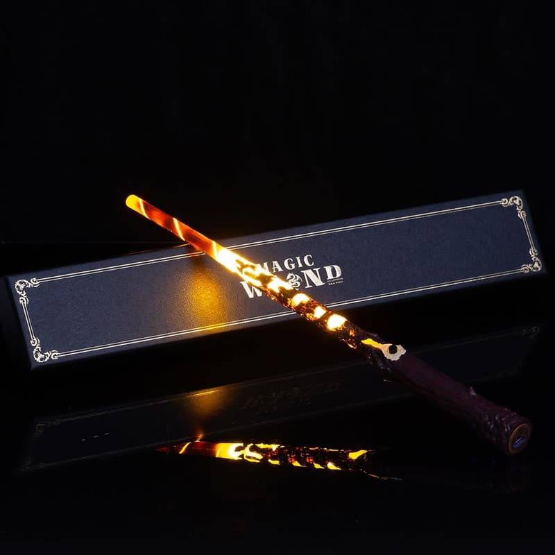 Halloween LED Wizard Wand - Costume Accessory for Cosplay