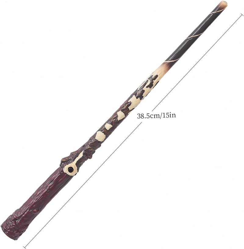 Halloween LED Wizard Wand - Costume Accessory for Cosplay